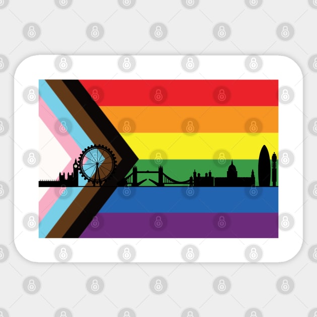 London Pride Sticker by TeawithAlice